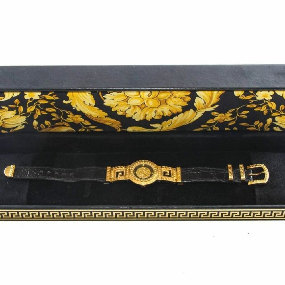Authentic vintage ladies Gianni Versace medusa Gold plated quartz watch - Picture 11 of 11